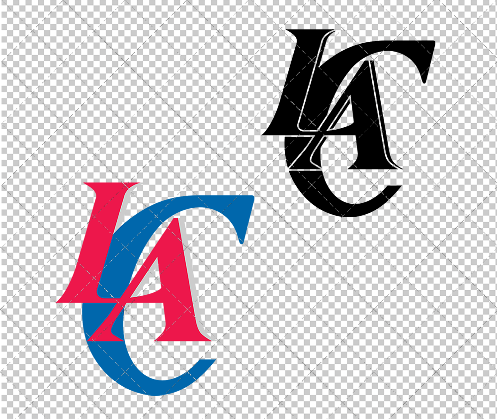 Los Angeles Clippers Alternate 2010, Svg, Dxf, Eps, Png - SvgShopArt