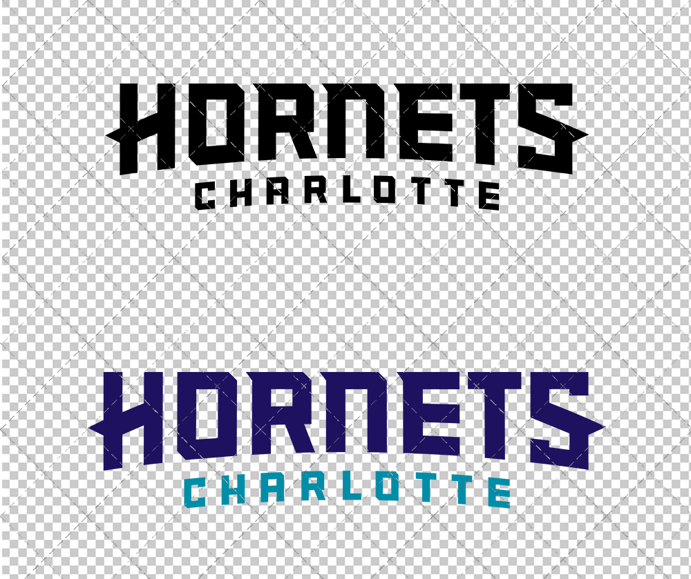 Charlotte Hornets Wordmark 2014 002, Svg, Dxf, Eps, Png - SvgShopArt