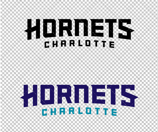 Charlotte Hornets Wordmark 2014 002, Svg, Dxf, Eps, Png - SvgShopArt