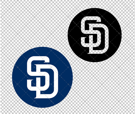 San Diego Padres Alternate 2015, Svg, Dxf, Eps, Png - SvgShopArt