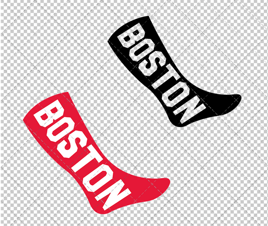 Boston Red Sox 1908, Svg, Dxf, Eps, Png - SvgShopArt