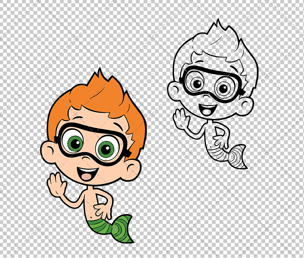Nonny - Bubble Guppies, Svg, Dxf, Eps, Png - SvgShopArt