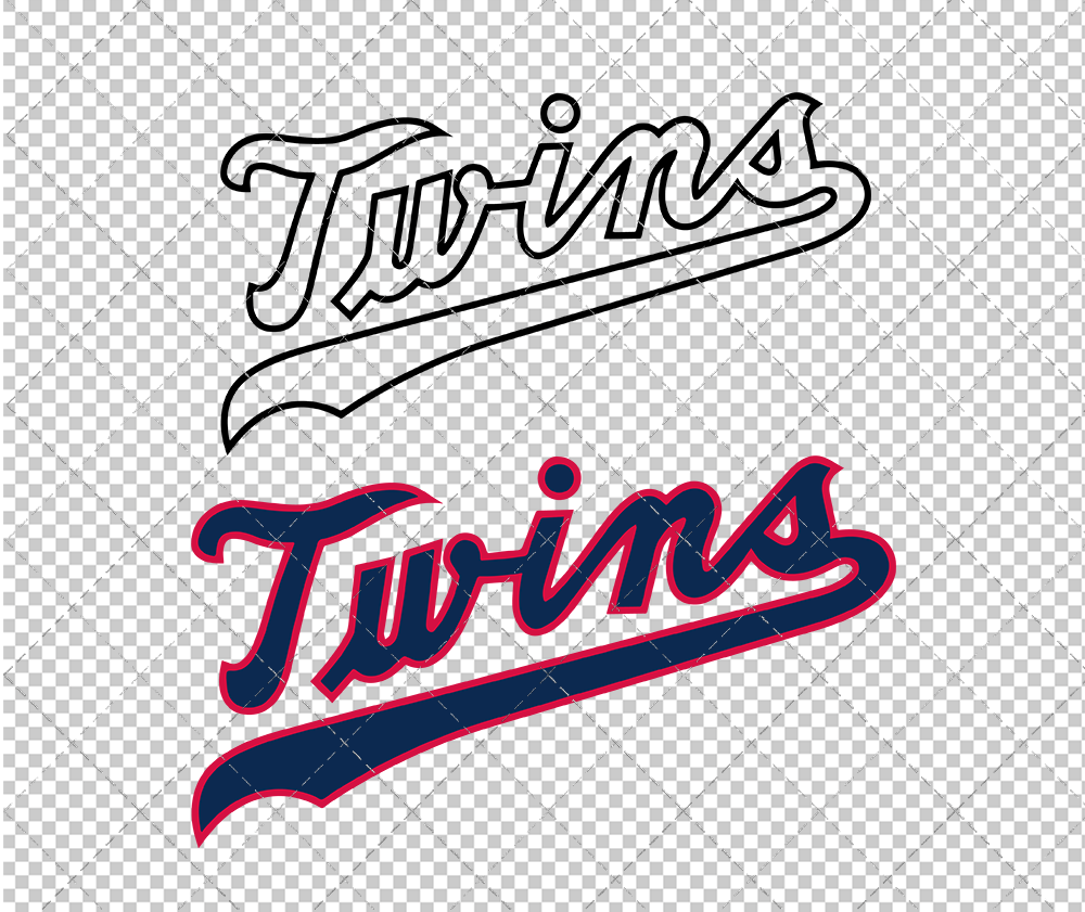 Minnesota Twins Jersey 1961, Svg, Dxf, Eps, Png - SvgShopArt