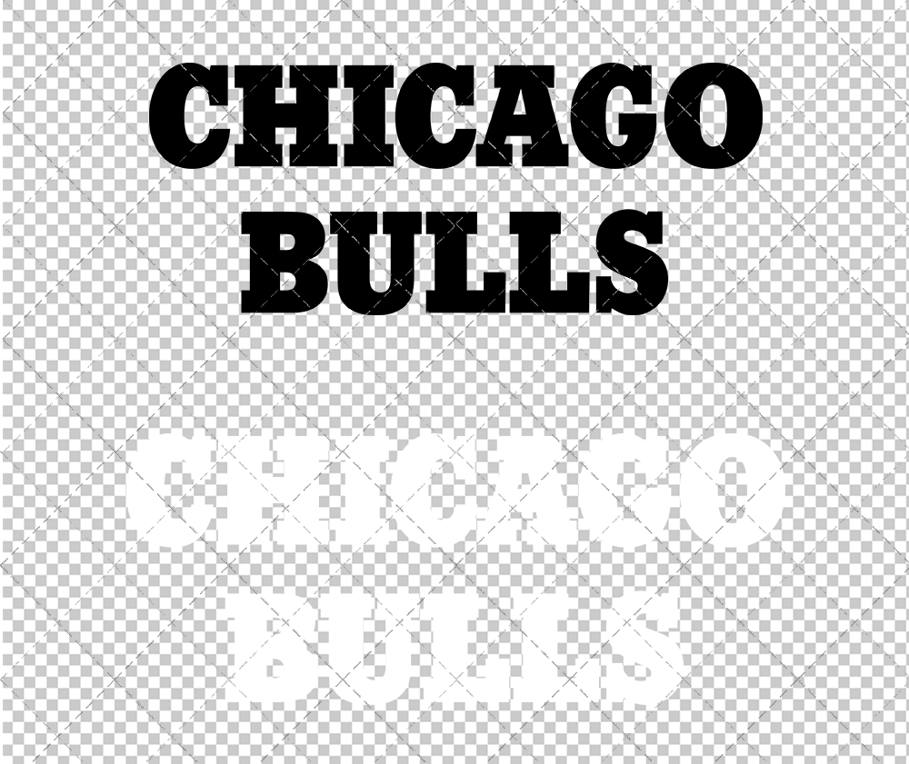 Chicago Bulls Wordmark 1966 002, Svg, Dxf, Eps, Png - SvgShopArt
