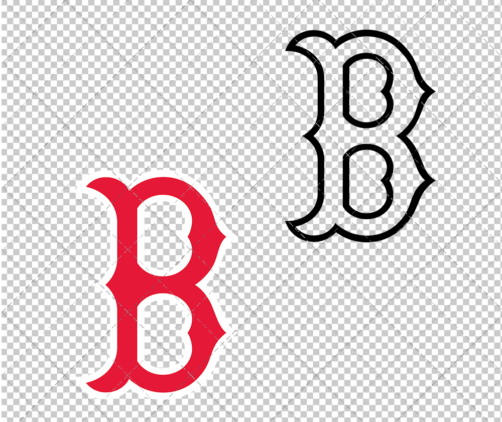 Boston Red Sox Cap 1966, Svg, Dxf, Eps, Png - SvgShopArt