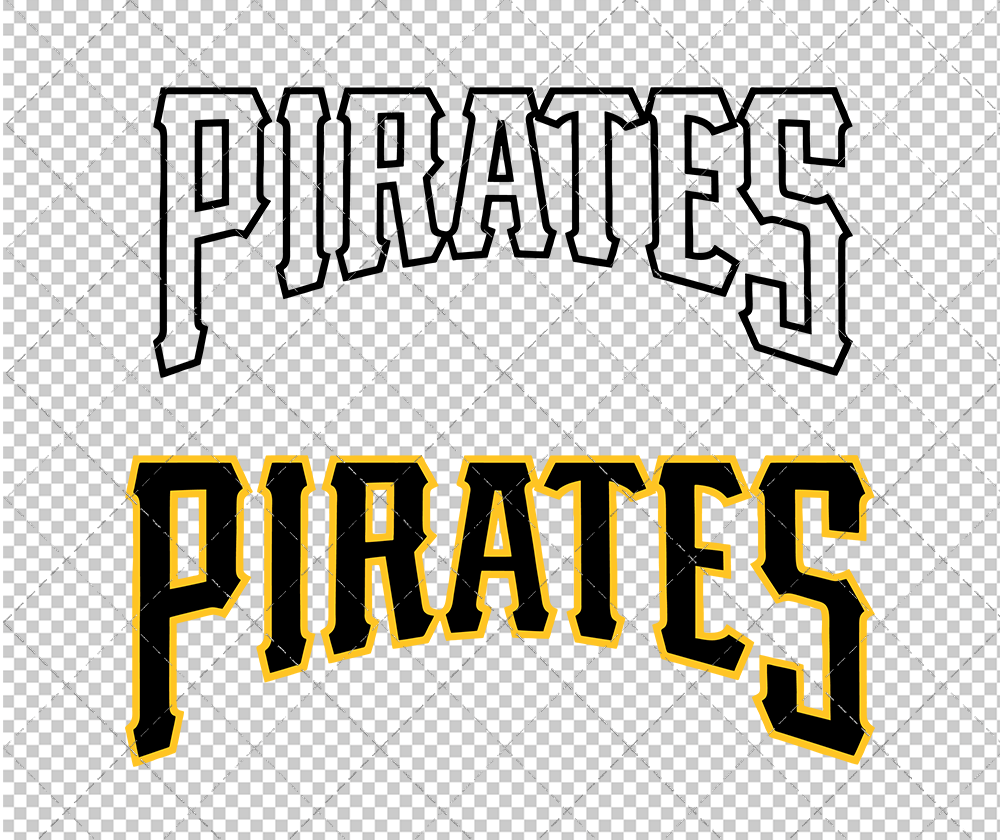 Pittsburgh Pirates Jersey 1997, Svg, Dxf, Eps, Png - SvgShopArt