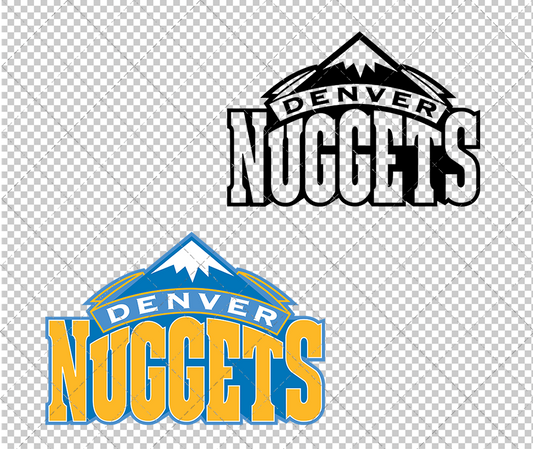 Denver Nuggets 2003, Svg, Dxf, Eps, Png - SvgShopArt