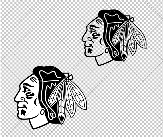 Chicago Blackhawks Concept 1999 005, Svg, Dxf, Eps, Png - SvgShopArt