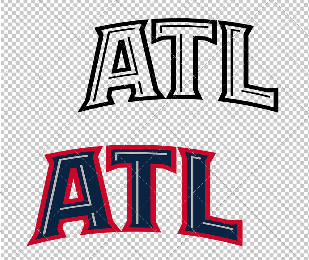 Atlanta Hawks Alternate 2007 005, Svg, Dxf, Eps, Png - SvgShopArt