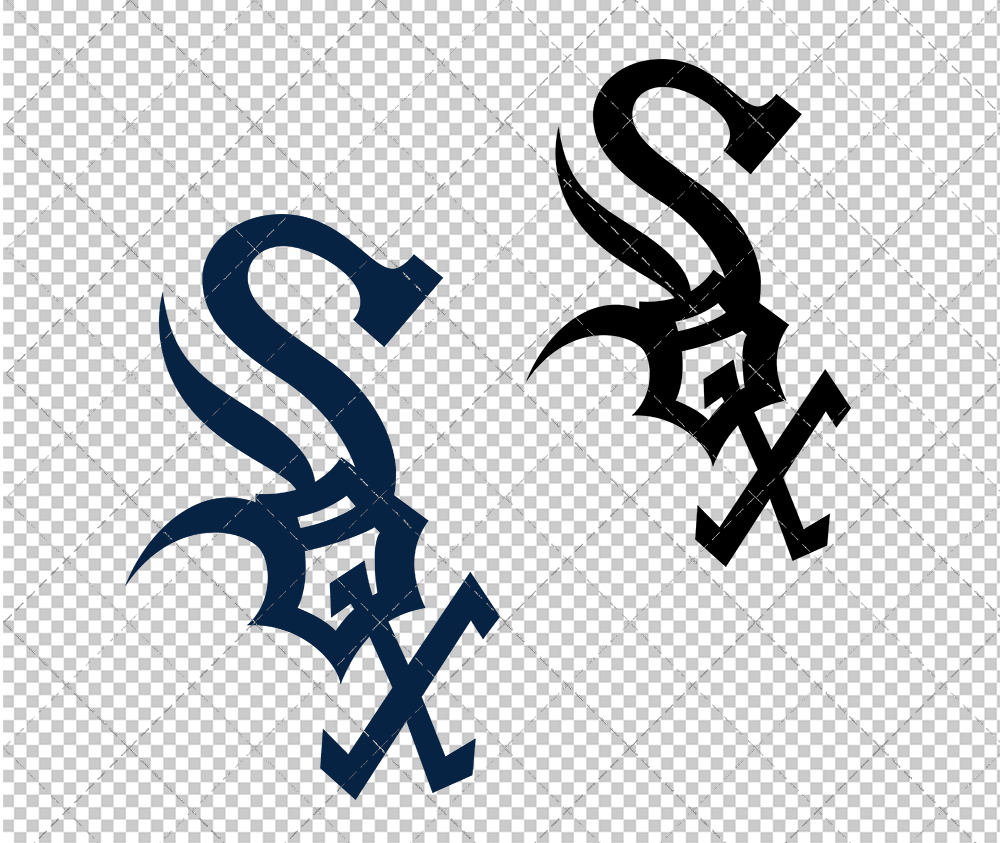 Chicago White Sox Alternate 1964, Svg, Dxf, Eps, Png - SvgShopArt