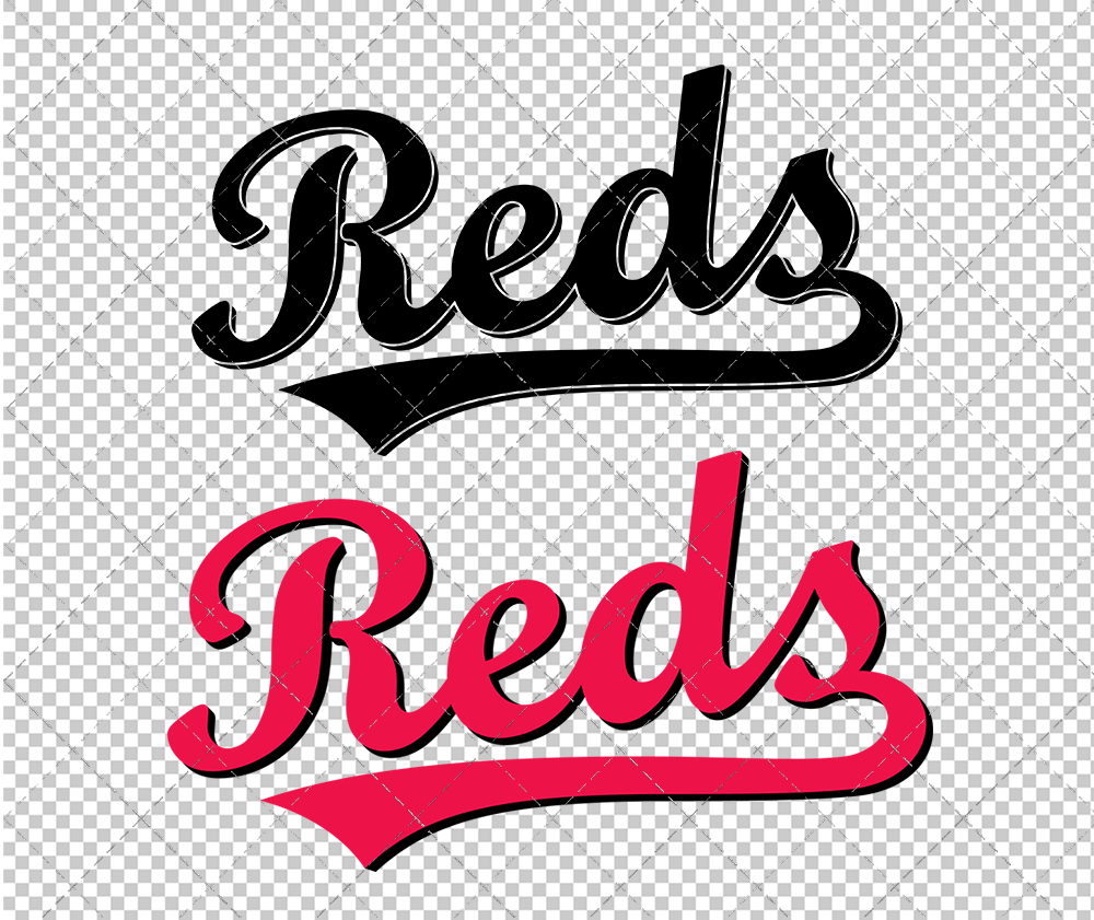 Cincinnati Reds Wordmark 2011, Svg, Dxf, Eps, Png - SvgShopArt