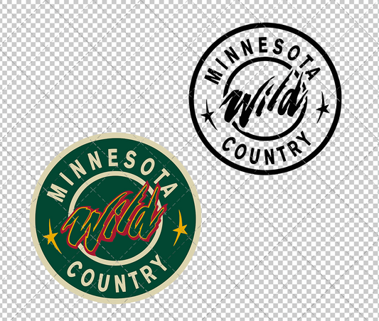 Minnesota Wild Misc 2003, Svg, Dxf, Eps, Png - SvgShopArt