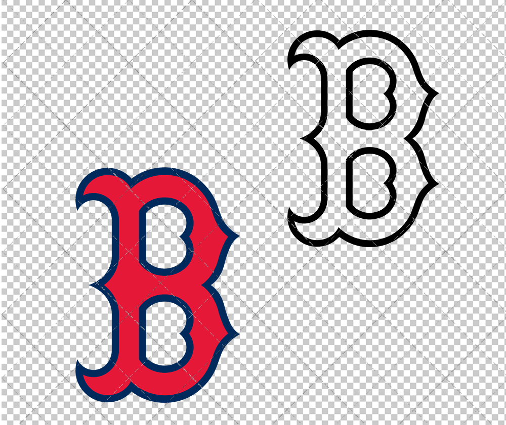 Boston Red Sox Cap 1997 002, Svg, Dxf, Eps, Png - SvgShopArt