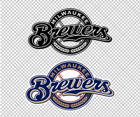 Milwaukee Brewers 2000, Svg, Dxf, Eps, Png - SvgShopArt