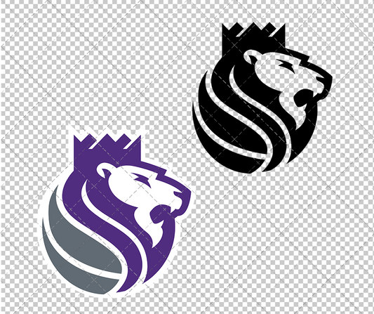 Sacramento Kings Alternate 2016, Svg, Dxf, Eps, Png - SvgShopArt