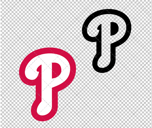 Philadelphia Phillies Concept 1997 002, Svg, Dxf, Eps, Png - SvgShopArt