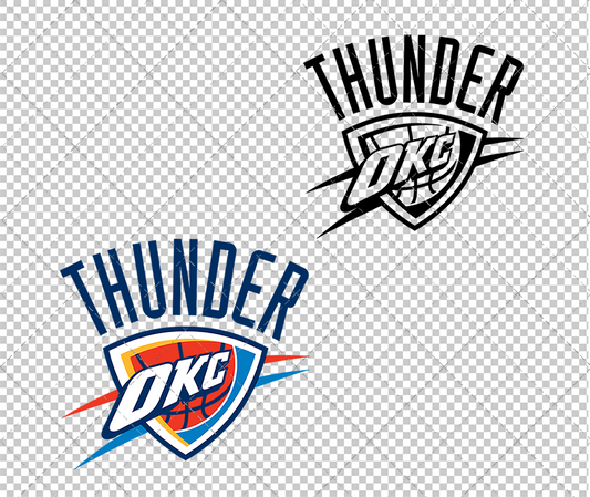 Oklahoma City Thunder 2008, Svg, Dxf, Eps, Png - SvgShopArt