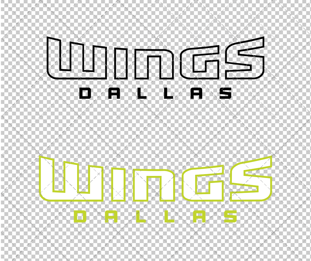 Dallas Wings Wordmark 2016, Svg, Dxf, Eps, Png - SvgShopArt