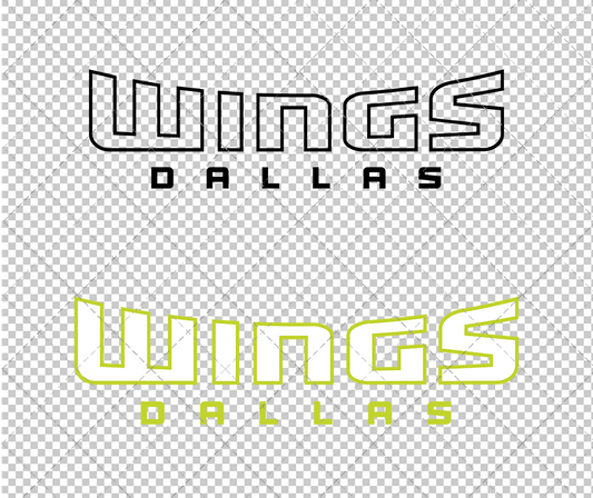 Dallas Wings Wordmark 2016, Svg, Dxf, Eps, Png - SvgShopArt