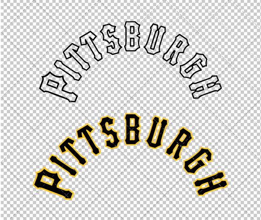 Pittsburgh Pirates Jersey 1948 002, Svg, Dxf, Eps, Png - SvgShopArt