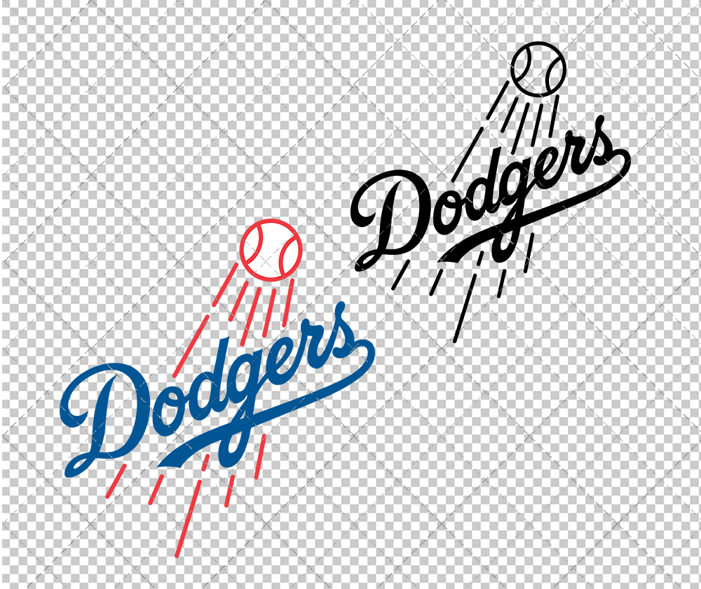 Los Angeles Dodgers 2011, Svg, Dxf, Eps, Png - SvgShopArt