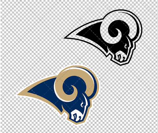 Los Angeles Rams 2016, Svg, Dxf, Eps, Png - SvgShopArt