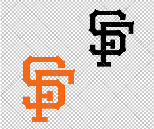 San Francisco Giants Cap 1958, Svg, Dxf, Eps, Png - SvgShopArt