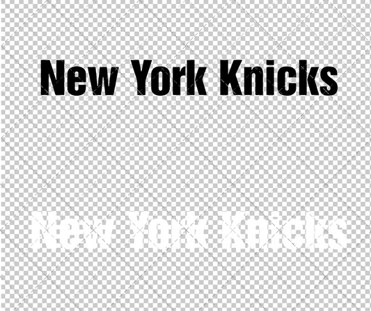 New York Knicks Wordmark 1976 003, Svg, Dxf, Eps, Png - SvgShopArt