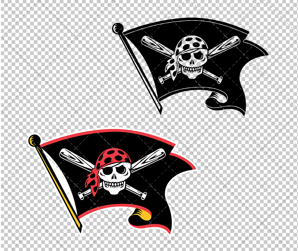 Pittsburgh Pirates Alternate 1997 004, Svg, Dxf, Eps, Png - SvgShopArt