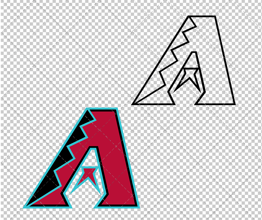 Arizona Diamondbacks Alternate 2016, Svg, Dxf, Eps, Png - SvgShopArt