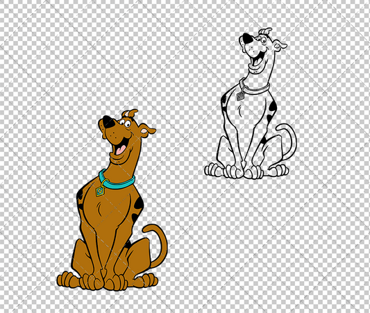 Scooby-Doo 003, Svg, Dxf, Eps, Png - SvgShopArt