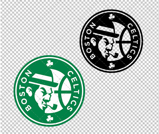 Boston Celtics Circle 1996 003, Svg, Dxf, Eps, Png - SvgShopArt