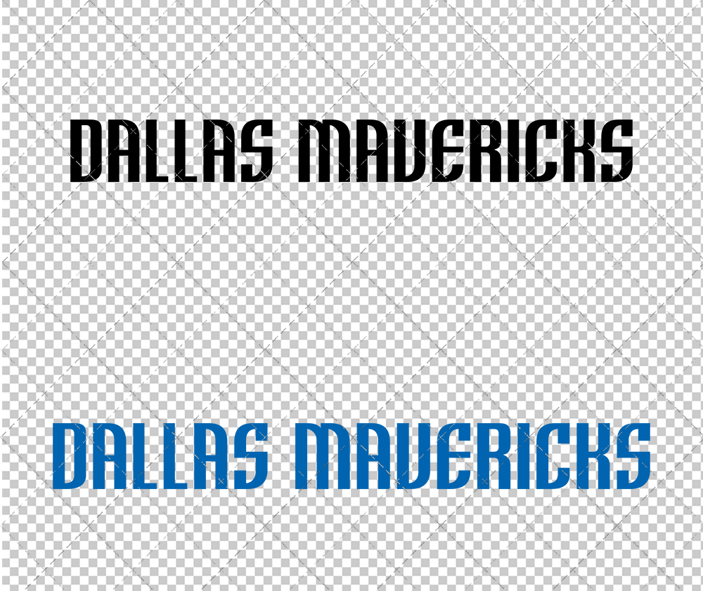 Dallas Mavericks Wordmark 2017, Svg, Dxf, Eps, Png - SvgShopArt