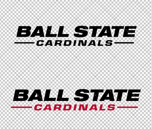 Ball State Cardinals Wordmark 2015, Svg, Dxf, Eps, Png - SvgShopArt