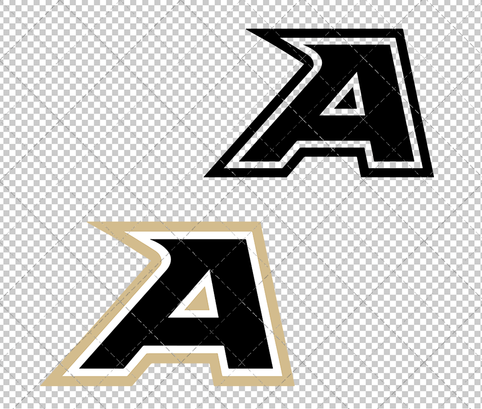 Army Black Knights Alternate 2010 004, Svg, Dxf, Eps, Png - SvgShopArt