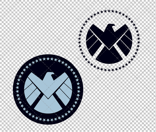 S.H.I.E.L.D. Logo, Svg, Dxf, Eps, Png - SvgShopArt