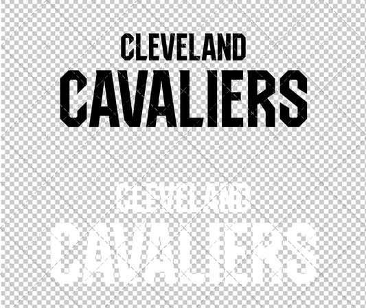 Cleveland Cavaliers Wordmark 2022 003, Svg, Dxf, Eps, Png - SvgShopArt