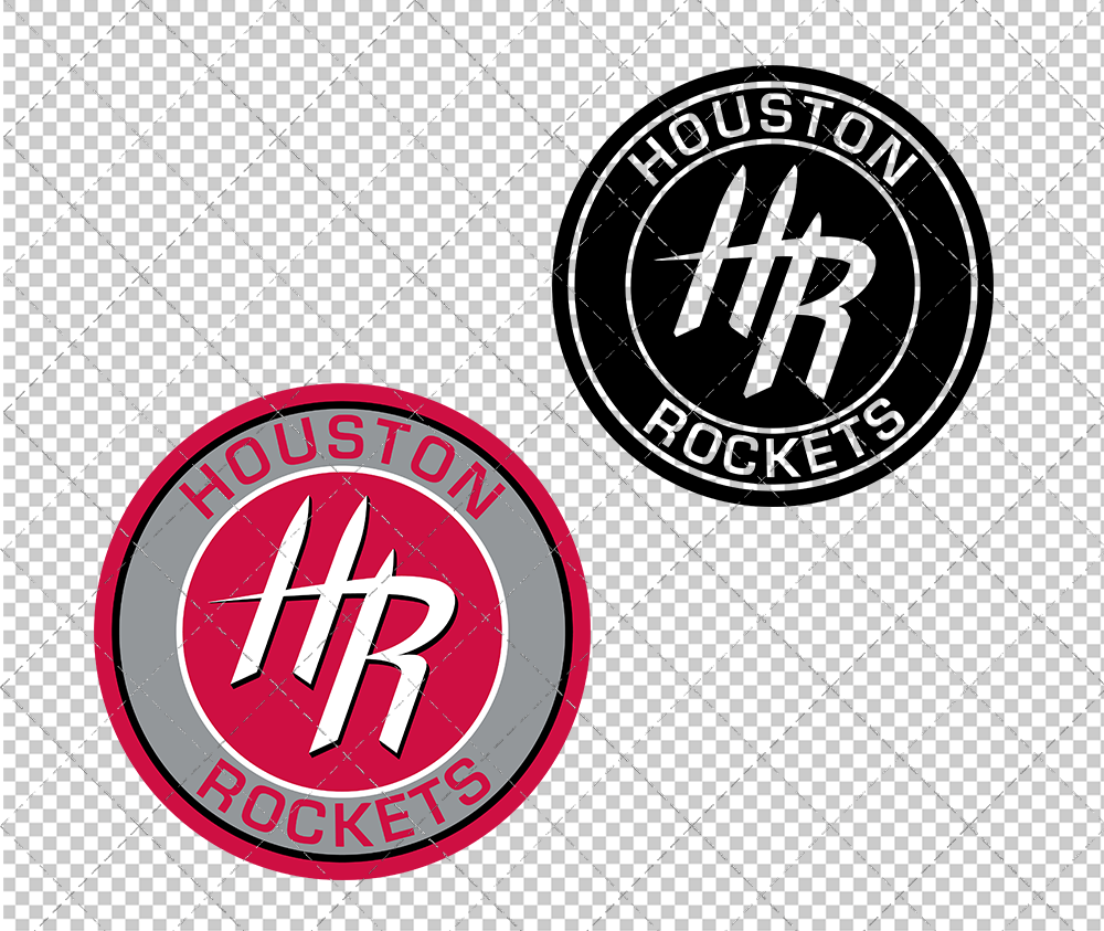 Houston Rockets Circle 2014, Svg, Dxf, Eps, Png - SvgShopArt