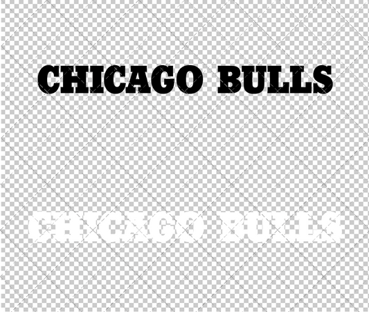 Chicago Bulls Wordmark 1966 004, Svg, Dxf, Eps, Png - SvgShopArt