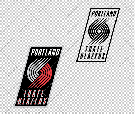 Portland Trail Blazers 2004, Svg, Dxf, Eps, Png - SvgShopArt