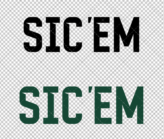 Baylor Bears Wordmark 2019 005, Svg, Dxf, Eps, Png - SvgShopArt