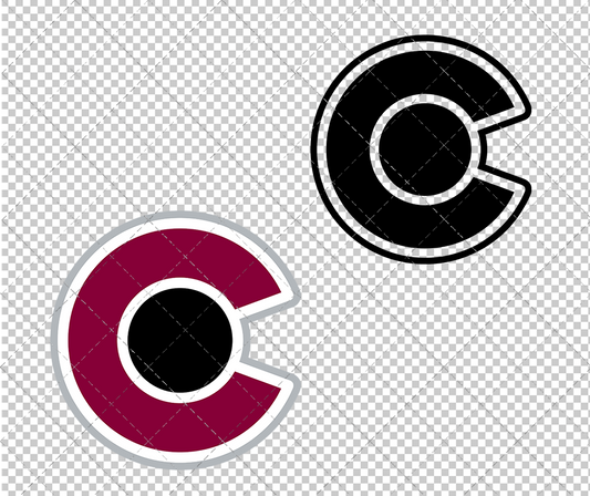 Colorado Avalanche Alternate 2017, Svg, Dxf, Eps, Png - SvgShopArt