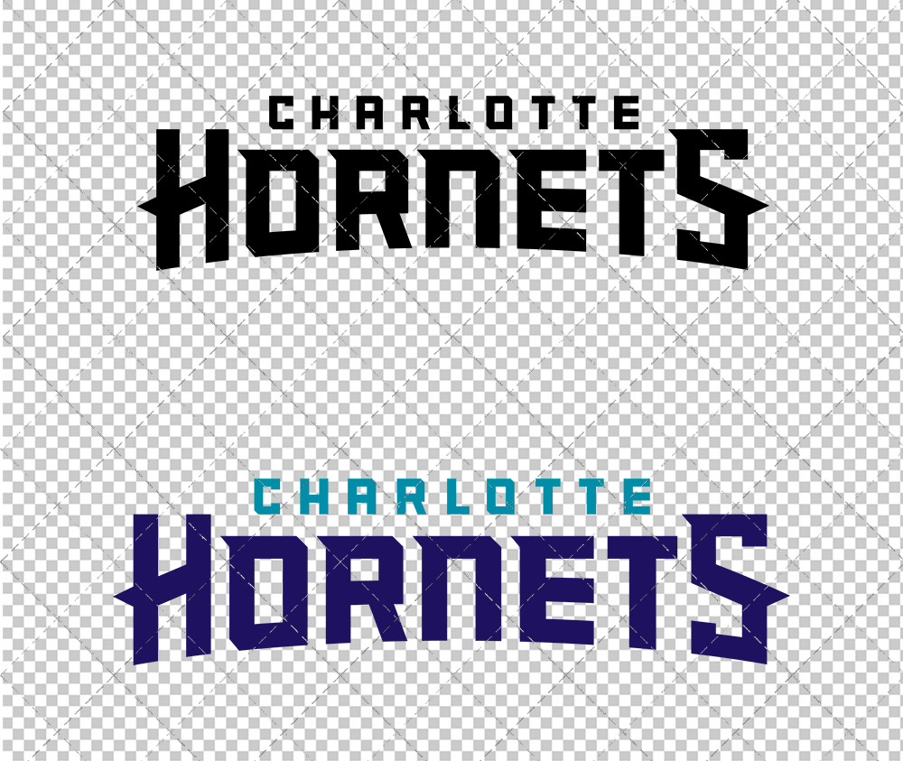 Charlotte Hornets Wordmark 2014, Svg, Dxf, Eps, Png - SvgShopArt