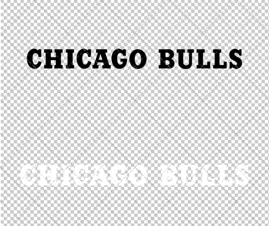 Chicago Bulls Wordmark 1972 004, Svg, Dxf, Eps, Png - SvgShopArt