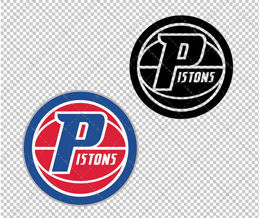Detroit Pistons Concept 2017 006, Svg, Dxf, Eps, Png - SvgShopArt