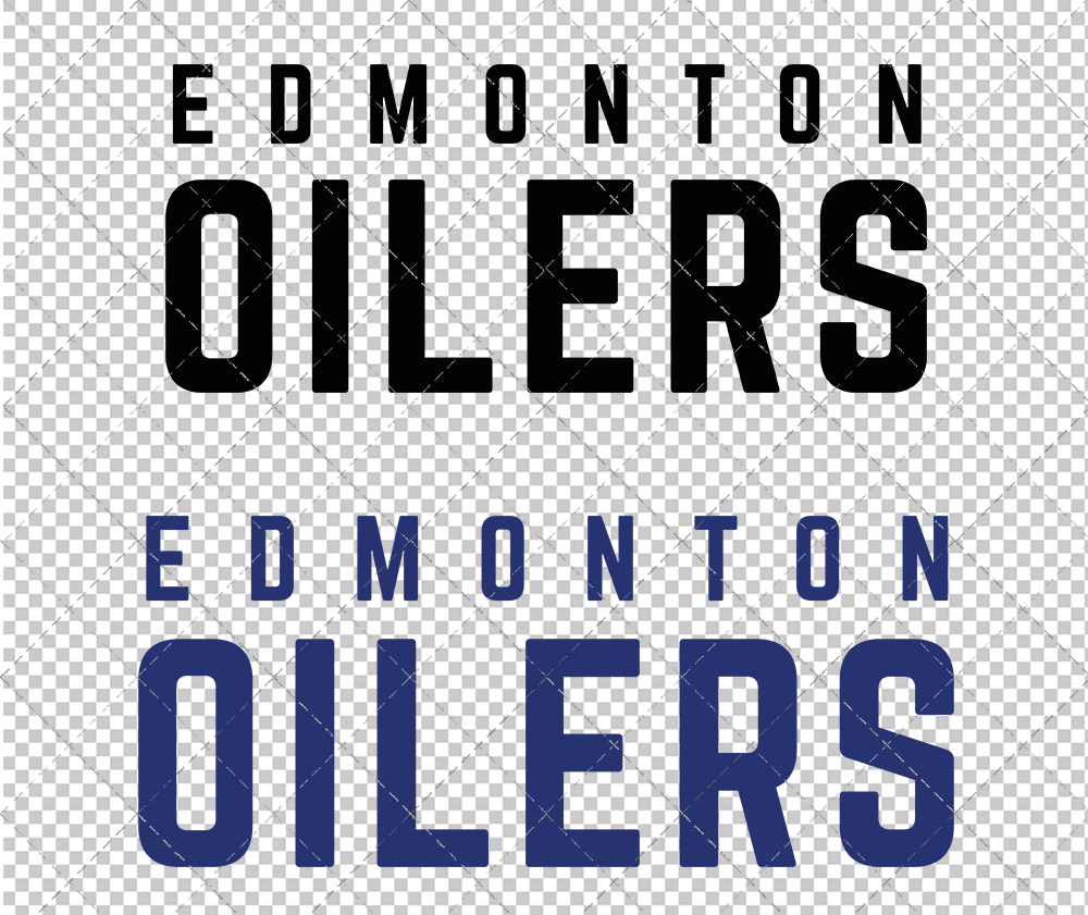 Edmonton Oilers Wordmark 2022, Svg, Dxf, Eps, Png - SvgShopArt