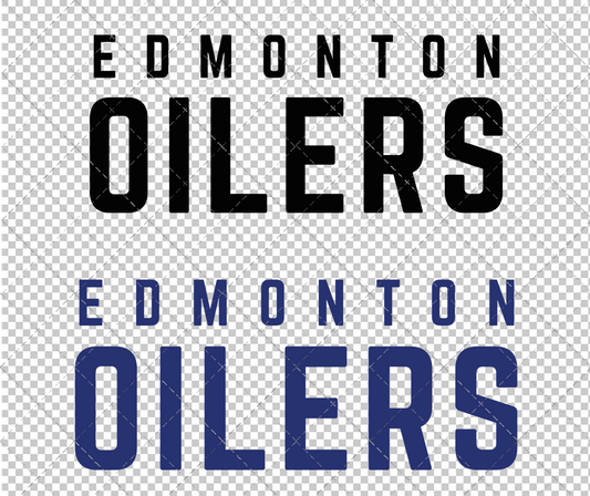 Edmonton Oilers Wordmark 2022, Svg, Dxf, Eps, Png - SvgShopArt