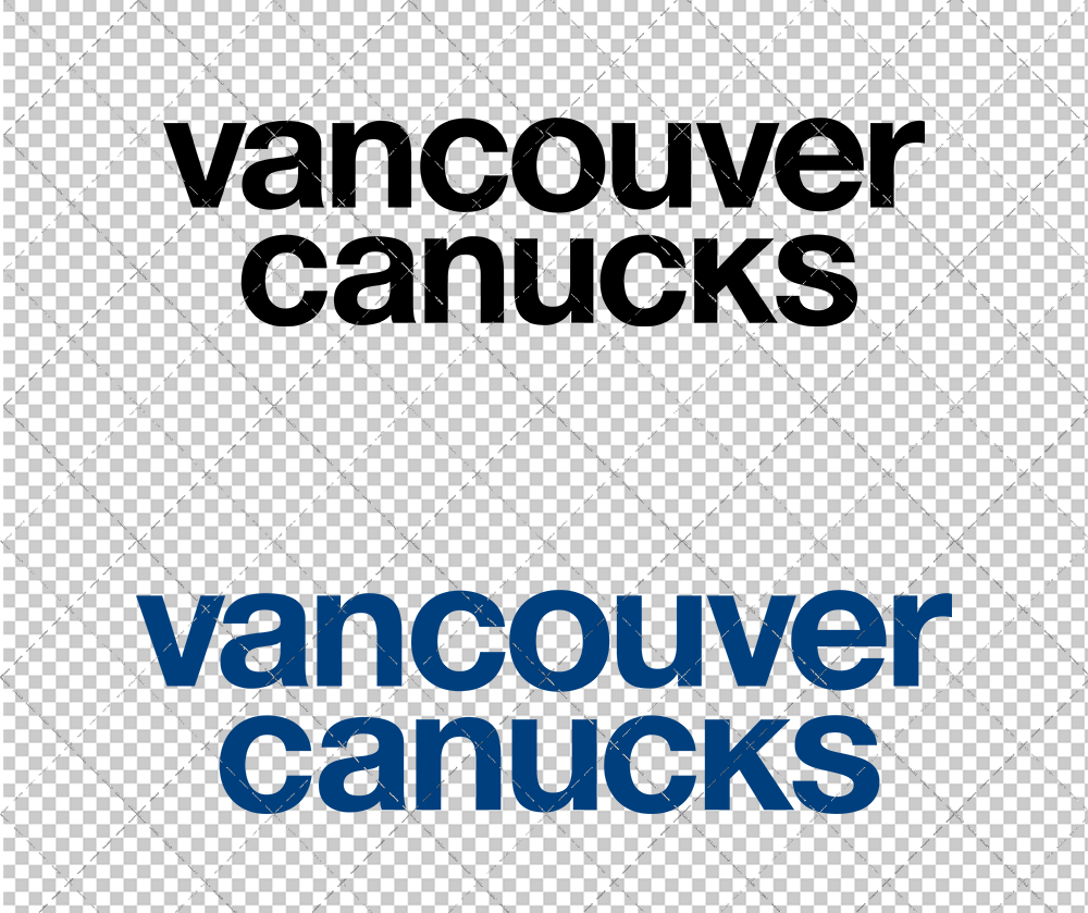 Vancouver Canucks Wordmark 1970, Svg, Dxf, Eps, Png - SvgShopArt