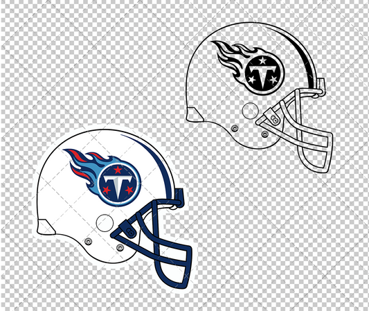 Tennessee Titans Helmet 1999, Svg, Dxf, Eps, Png - SvgShopArt