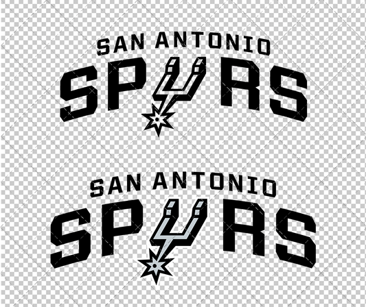 San Antonio Spurs 2017, Svg, Dxf, Eps, Png - SvgShopArt